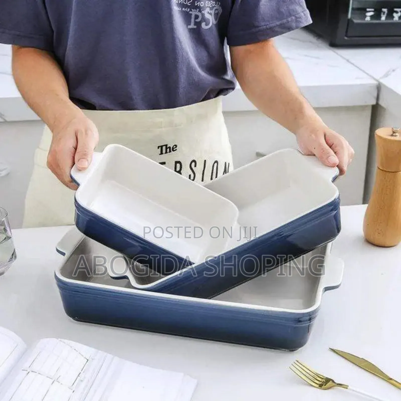 Porcelain Ceramic Baking Tray