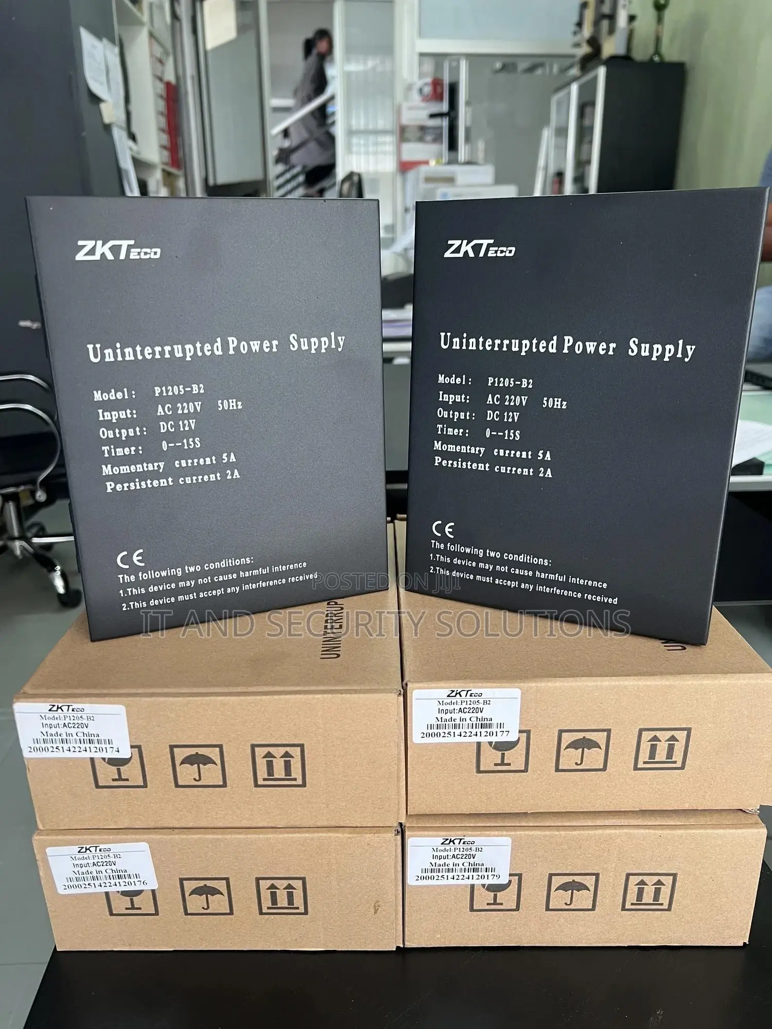 Zkteco Uninterrupted Power Supply Unit for Access Control