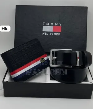 International Brands Wallet +Belt Combo