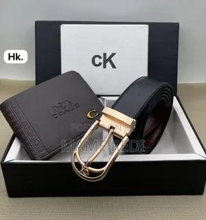 International Brands Wallet +Belt Combo