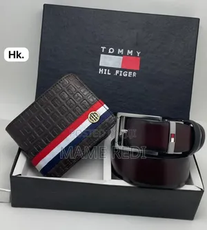 International Brands Wallet +Belt Combo