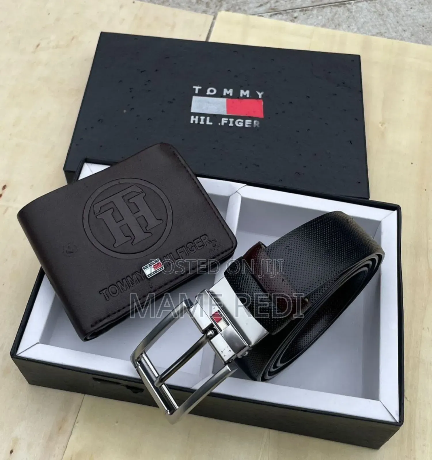 International Brands Wallet +Belt Combo