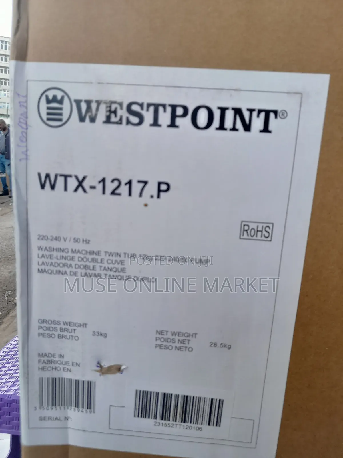 Westpoint 12kg Washing Machine
