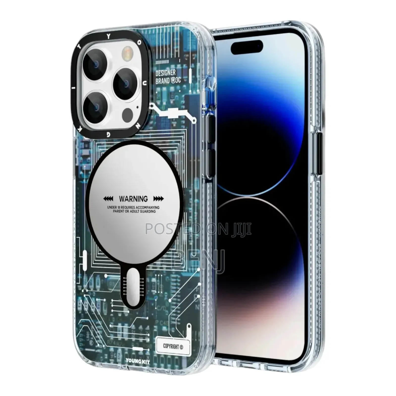 Youngkit Cyberpunk iPhone Case | Futuristic | Electronics