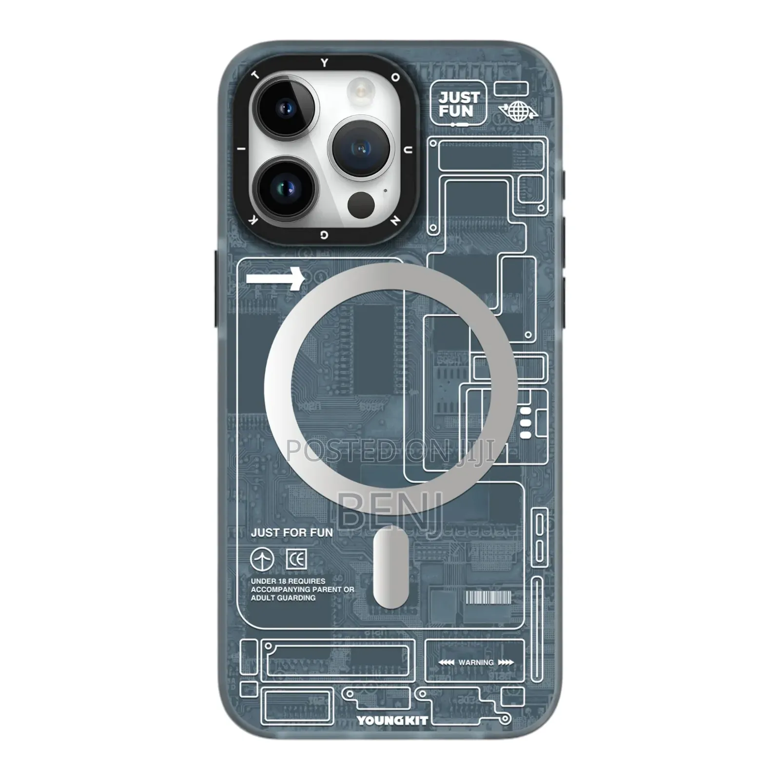 Youngkit Cyberpunk iPhone Case | Futuristic | Electronics
