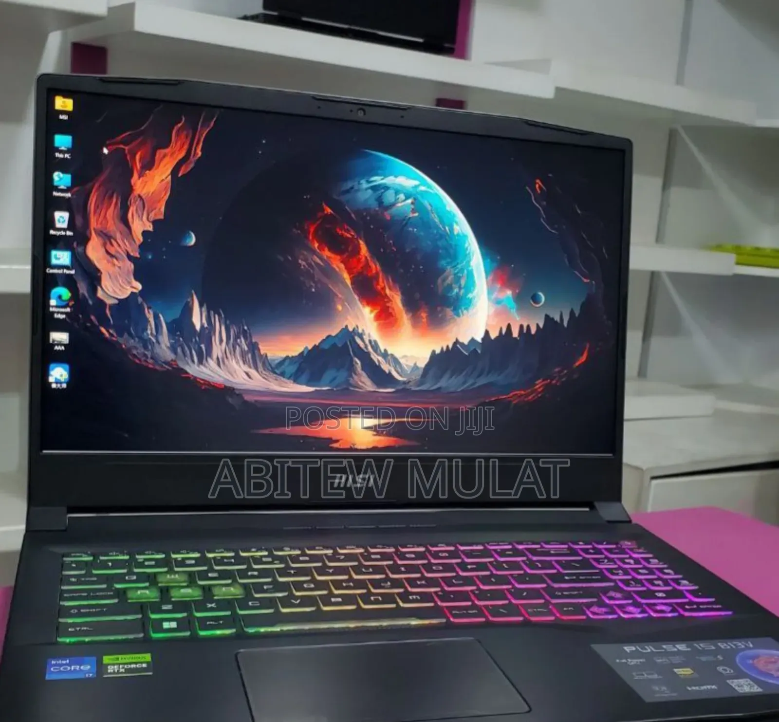 New Laptop MSI Pulse GL66 16GB Intel Core I7 SSD 1T