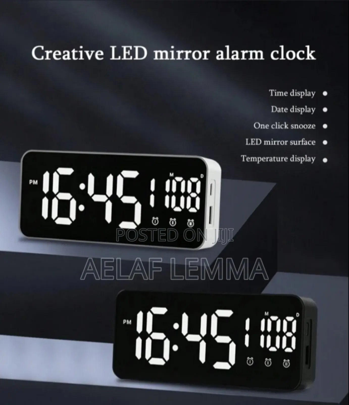 Led Mirror Digital Clock