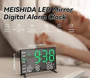 Led Mirror Digital Clock