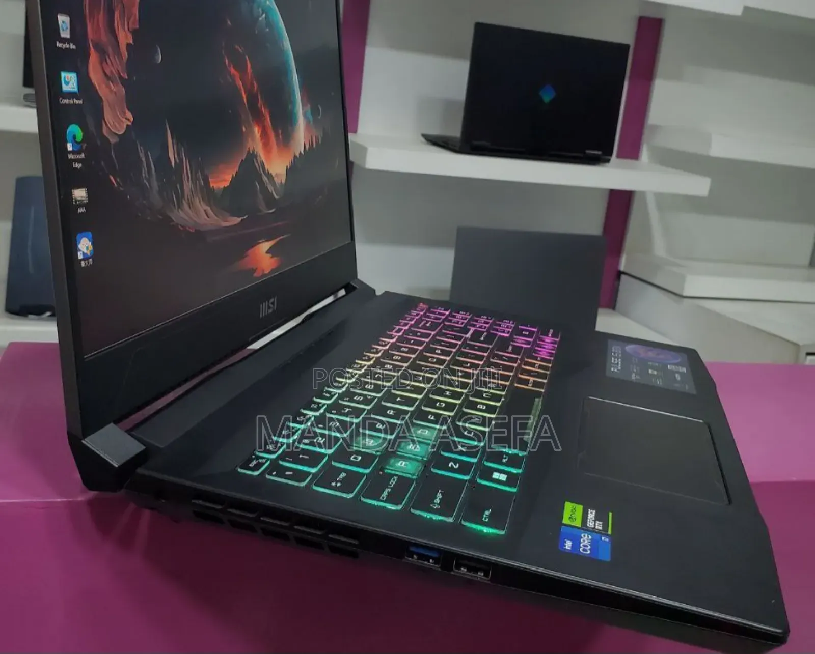 New Laptop MSI Pulse GL66 16GB Intel Core I7 SSD 1T