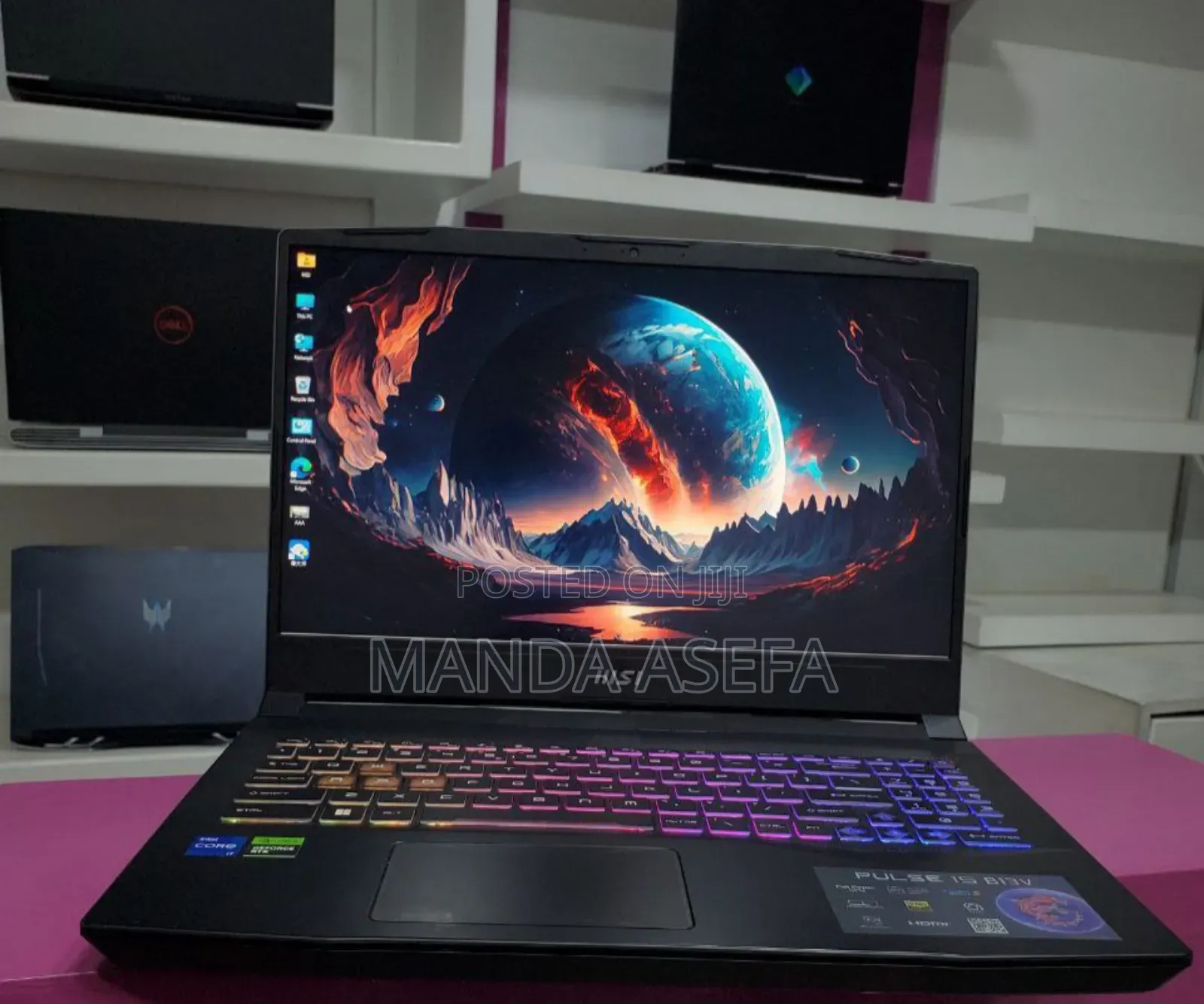 New Laptop MSI Pulse GL66 16GB Intel Core I7 SSD 1T