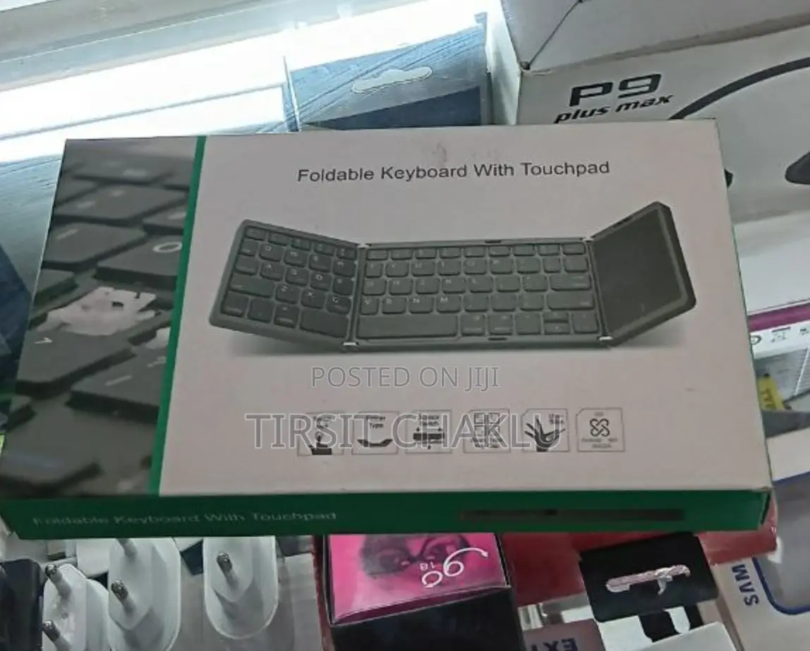 Foldable Wireless Bluetooth Keyboard With Touchpad B033