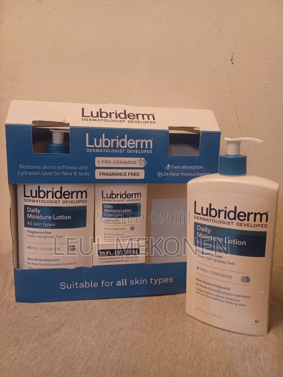 Lubriderm Daily Moisture Lotion 3-Pack Big-2,400 Small-1600