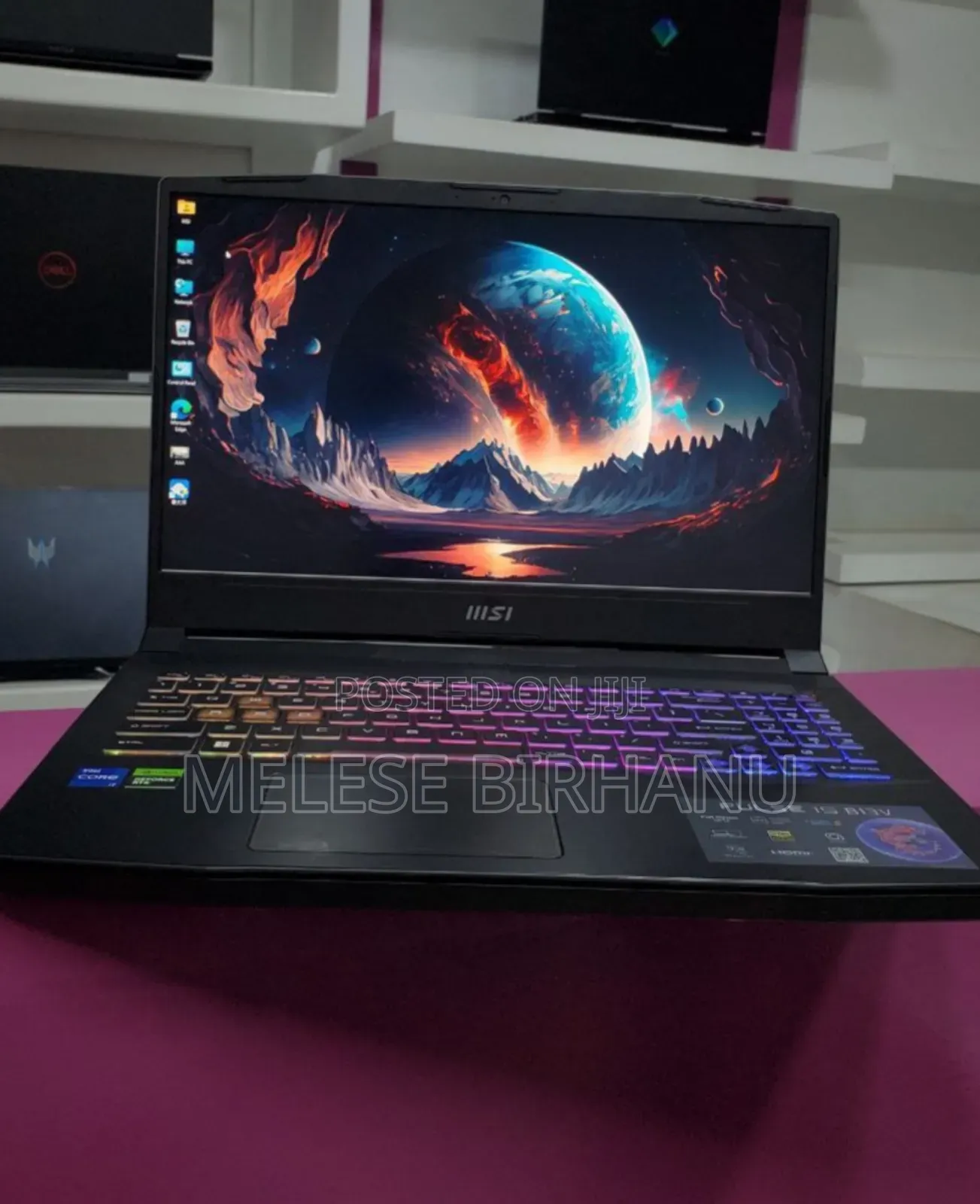 New Laptop MSI MSI Sword 15 16GB Intel Core I7 SSD 1T