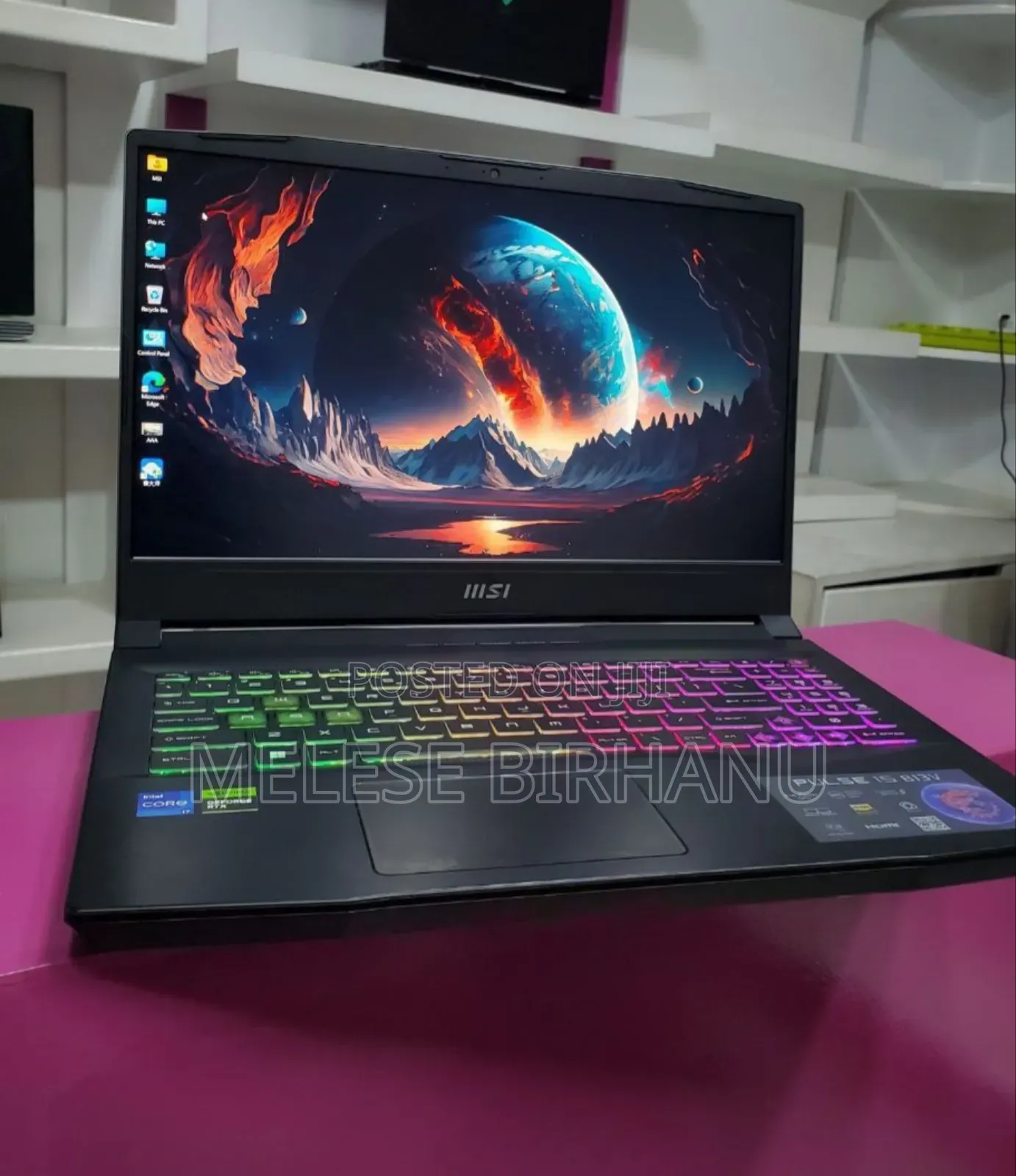 New Laptop MSI MSI Sword 15 16GB Intel Core I7 SSD 1T