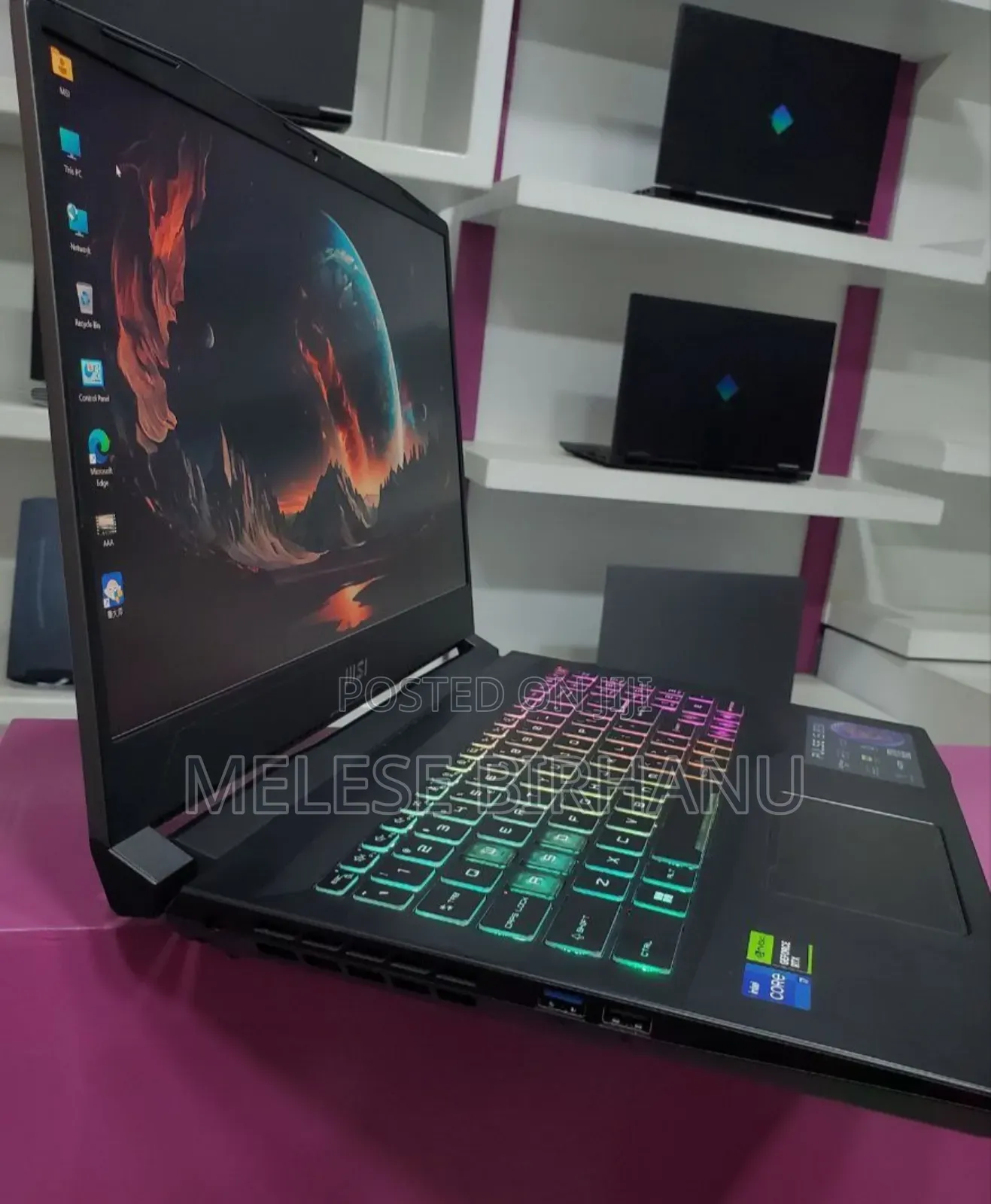 New Laptop MSI MSI Sword 15 16GB Intel Core I7 SSD 1T