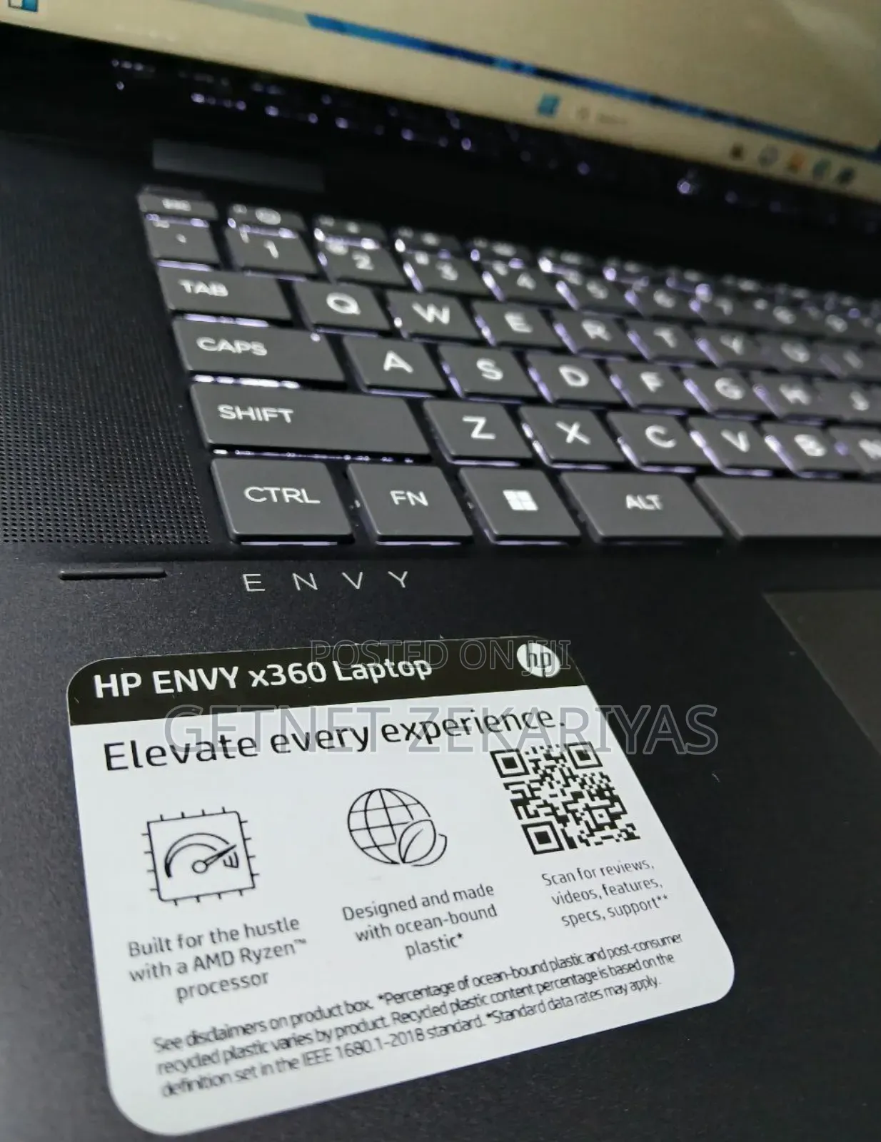 New Laptop HP Envy X360 8GB AMD Ryzen 5 SSD 512GB
