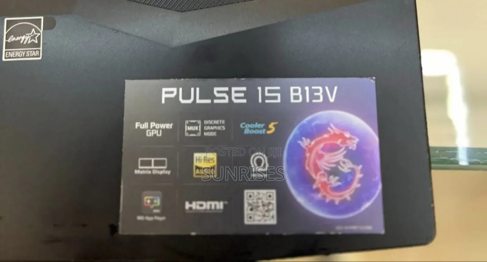 New Laptop MSI Pulse GL66 16GB Intel Core I7 SSD 1T