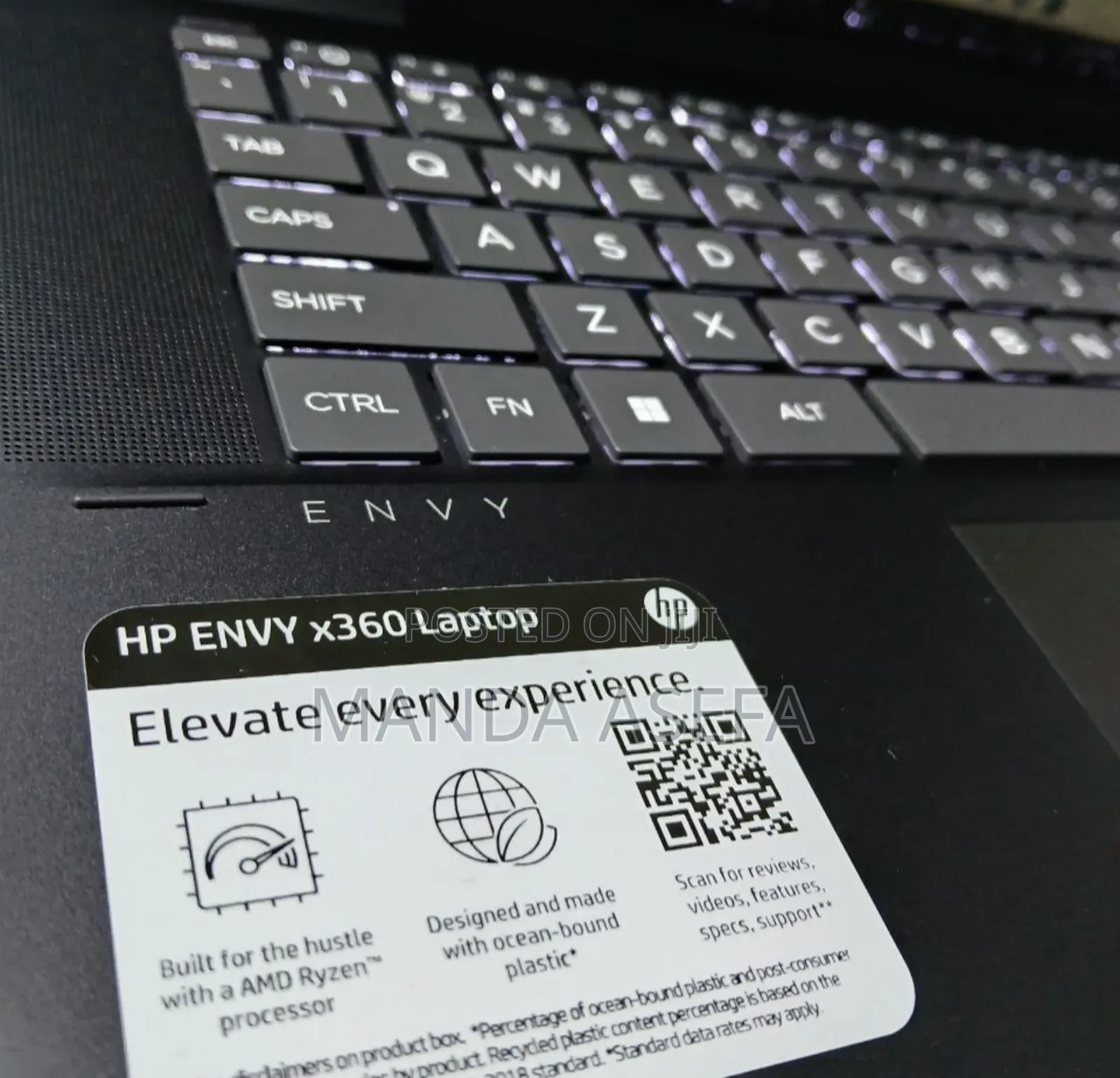 New Laptop HP Envy X360 8GB AMD Ryzen 5 SSD 512GB