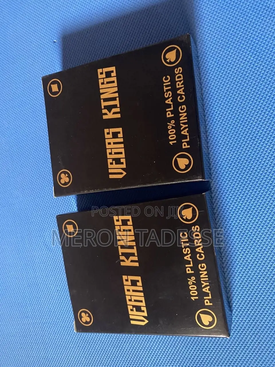 "የሚታጠብ የፕላስቲክ ካርታ Original Plastic Playing Cards From Usa!