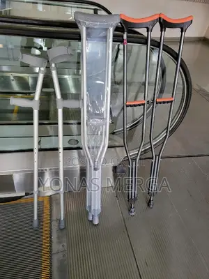 Photo - Flaming Aluminium Crutch Axillary፵0ክራንች፻~Crutches፩ Bilateral