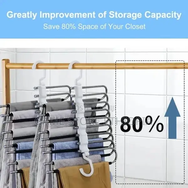 Hang 5 Trousers in the Space of One! Get Organized!