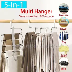 Hang 5 Trousers in the Space of One! Get Organized!