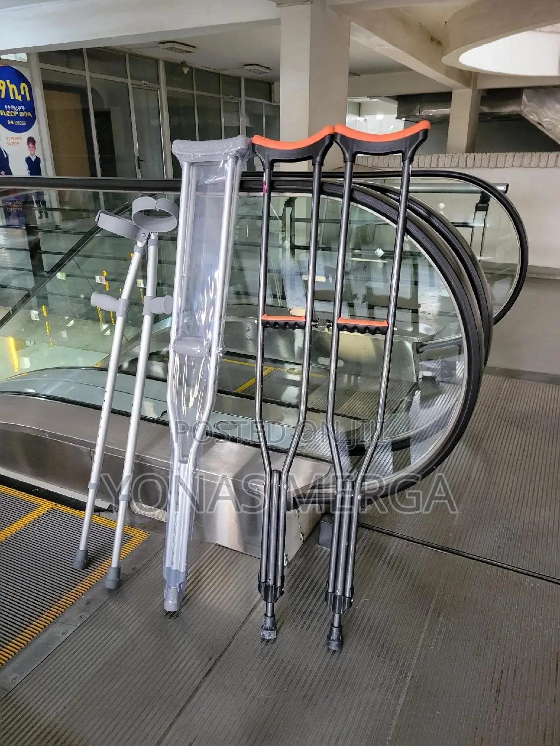 Bilateral Crutche፮bariatric CrutcheEasy Tocarry|Rubber Base