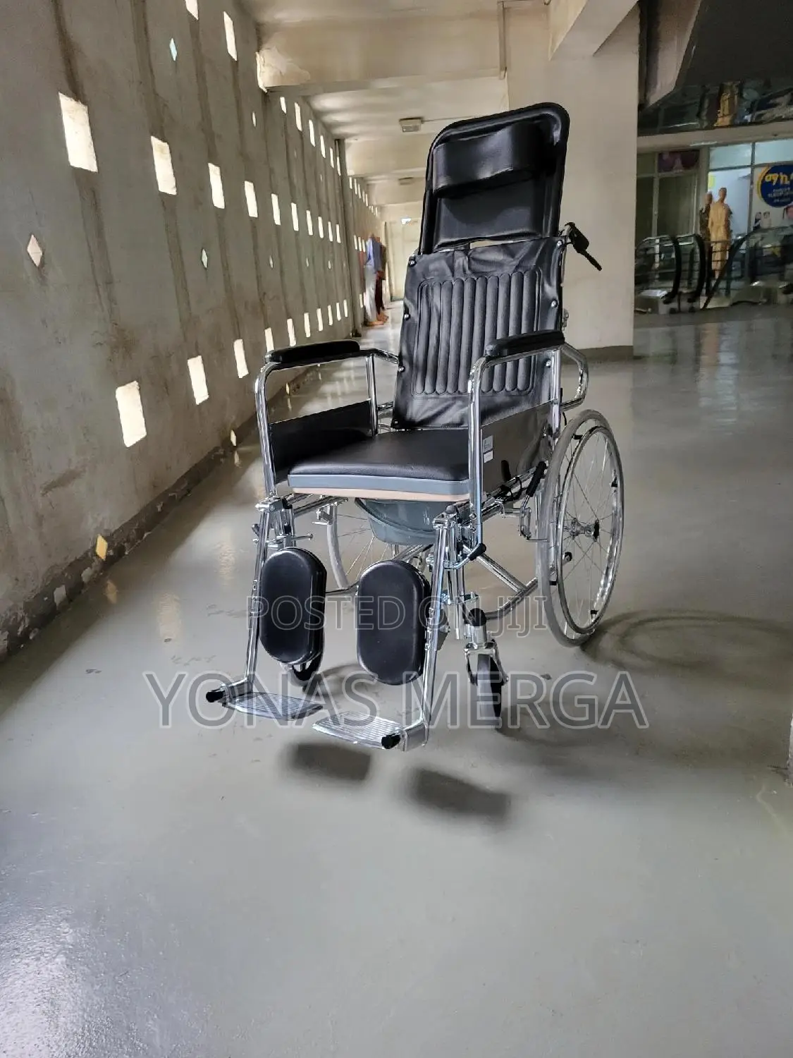 Toilet/Popo/Potty Wheelchair፬~Removable Bedpanዊልቼር፷99wilcher