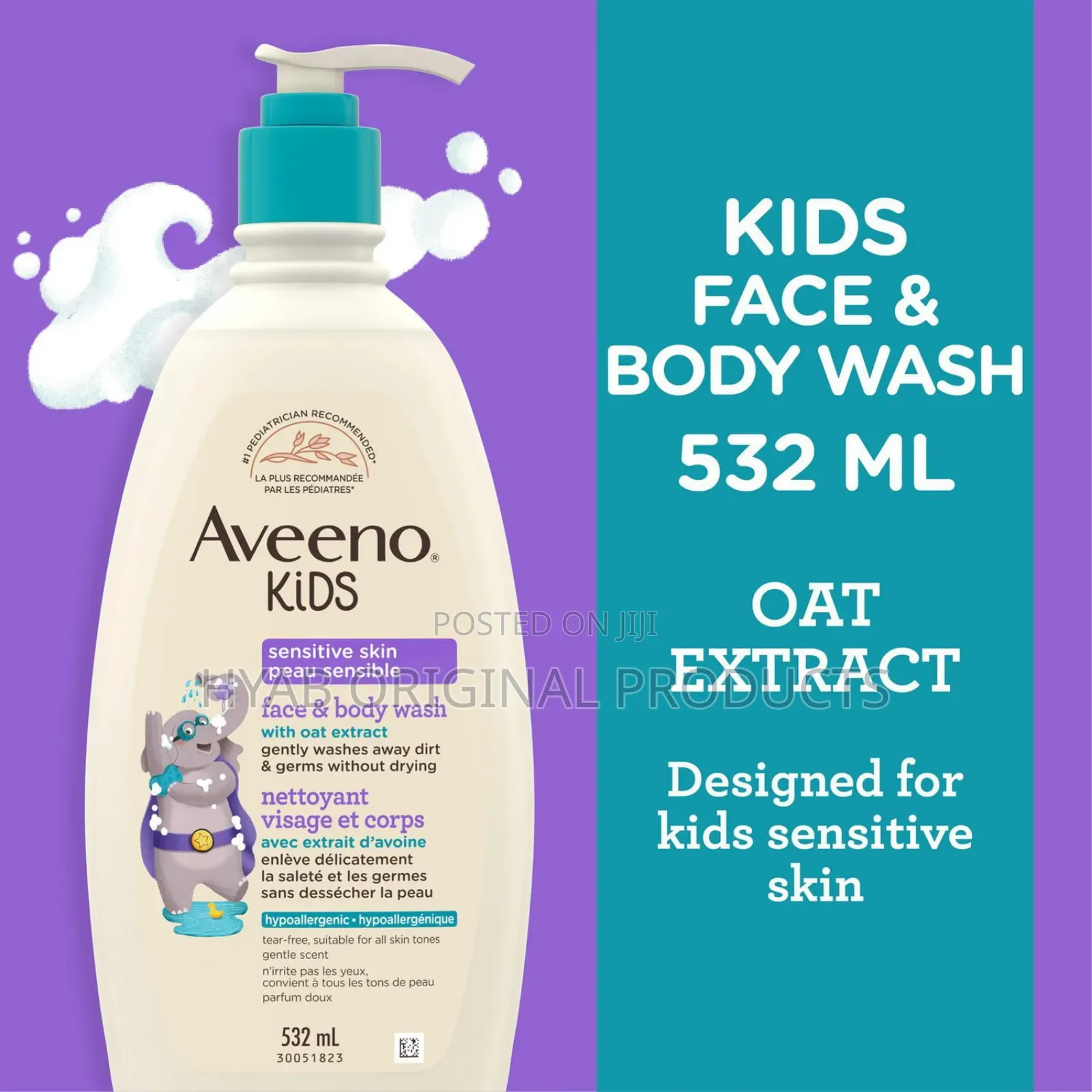 Aveeno Kids Sensitive Skin Face And Body Wash