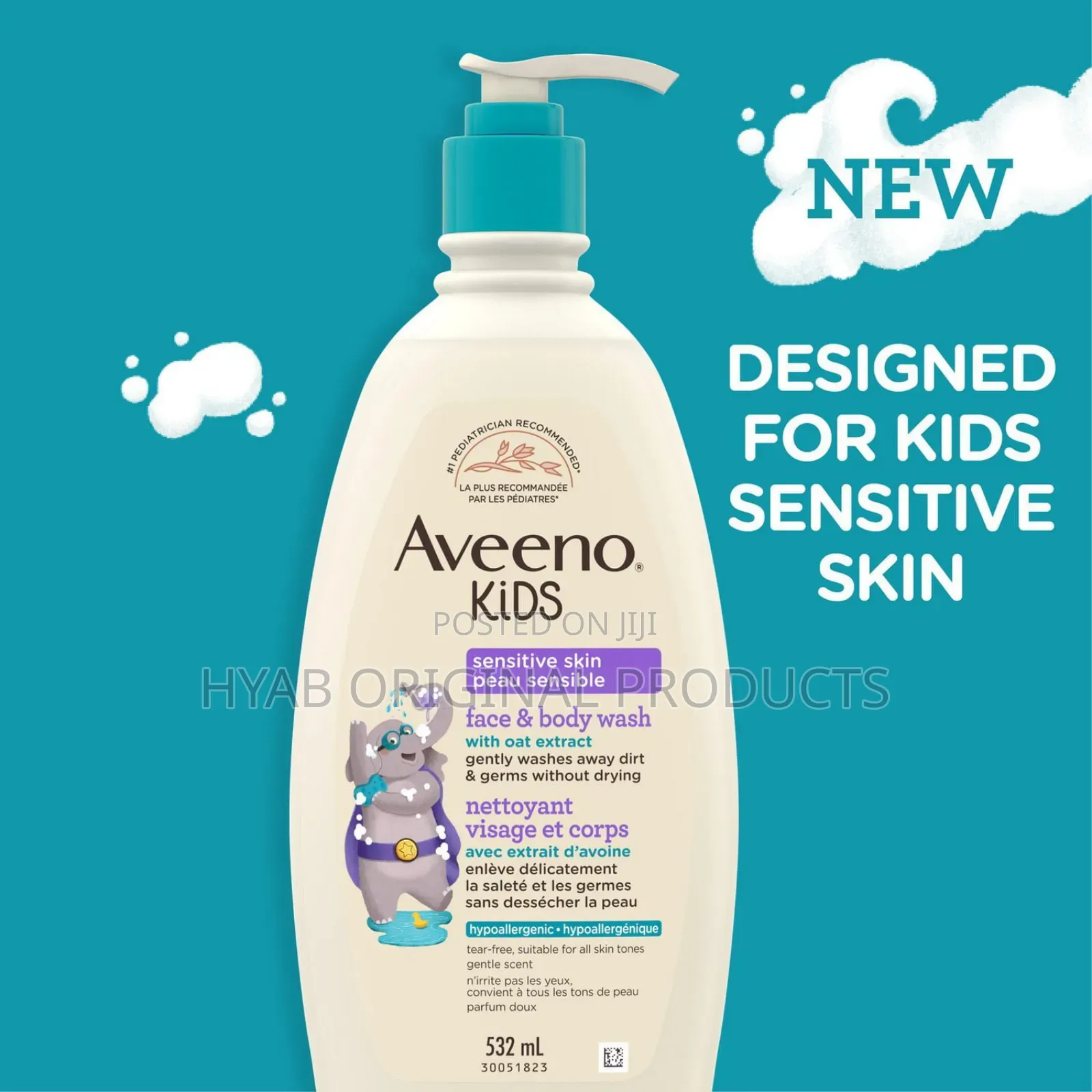 Aveeno Kids Sensitive Skin Face And Body Wash