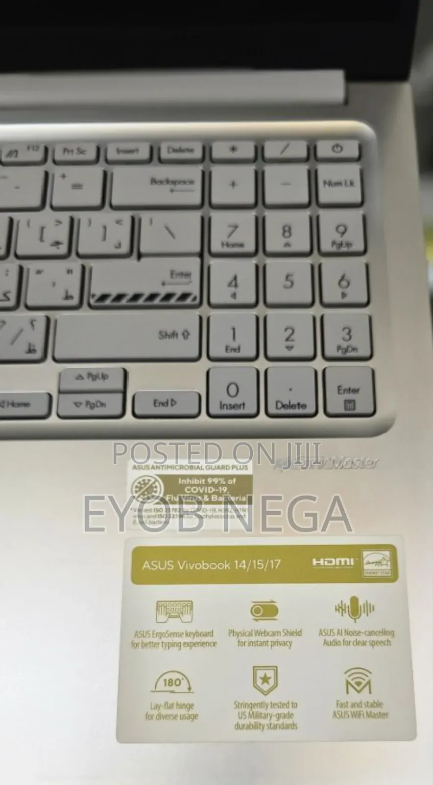 New Laptop Asus VivoBook 15 X505BA 8GB Intel Core I5 SSD 512GB