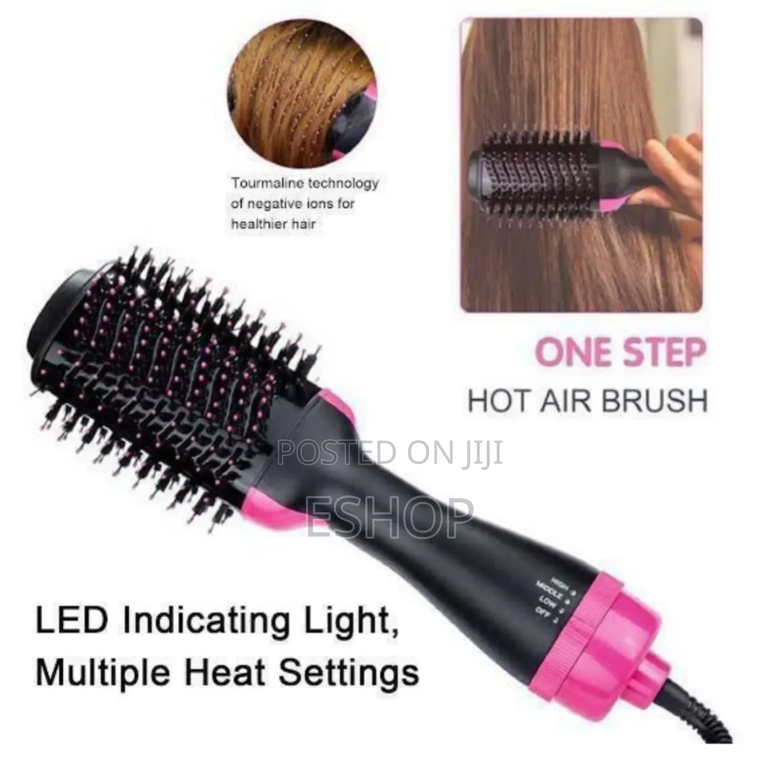 Onestep Hair Dryer Styler 3 ጥቅሞችን አንድ ላይ የያዘ