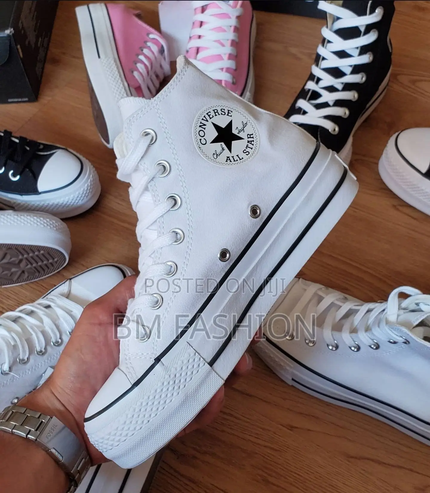 Allstar Converse Double Sole White
