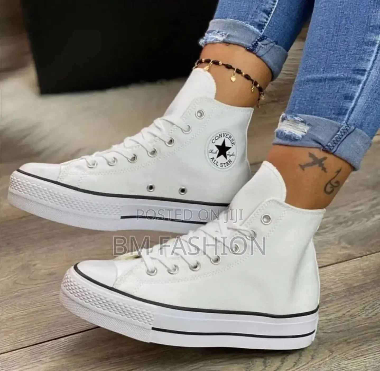 Allstar Converse Double Sole White