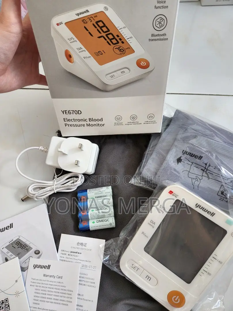 Arm Digital Blood Pressure Monitor YE660D/Large LED Display