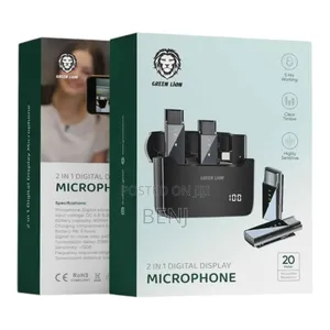 Green Lion 2 in 1 Digital Display Microphone