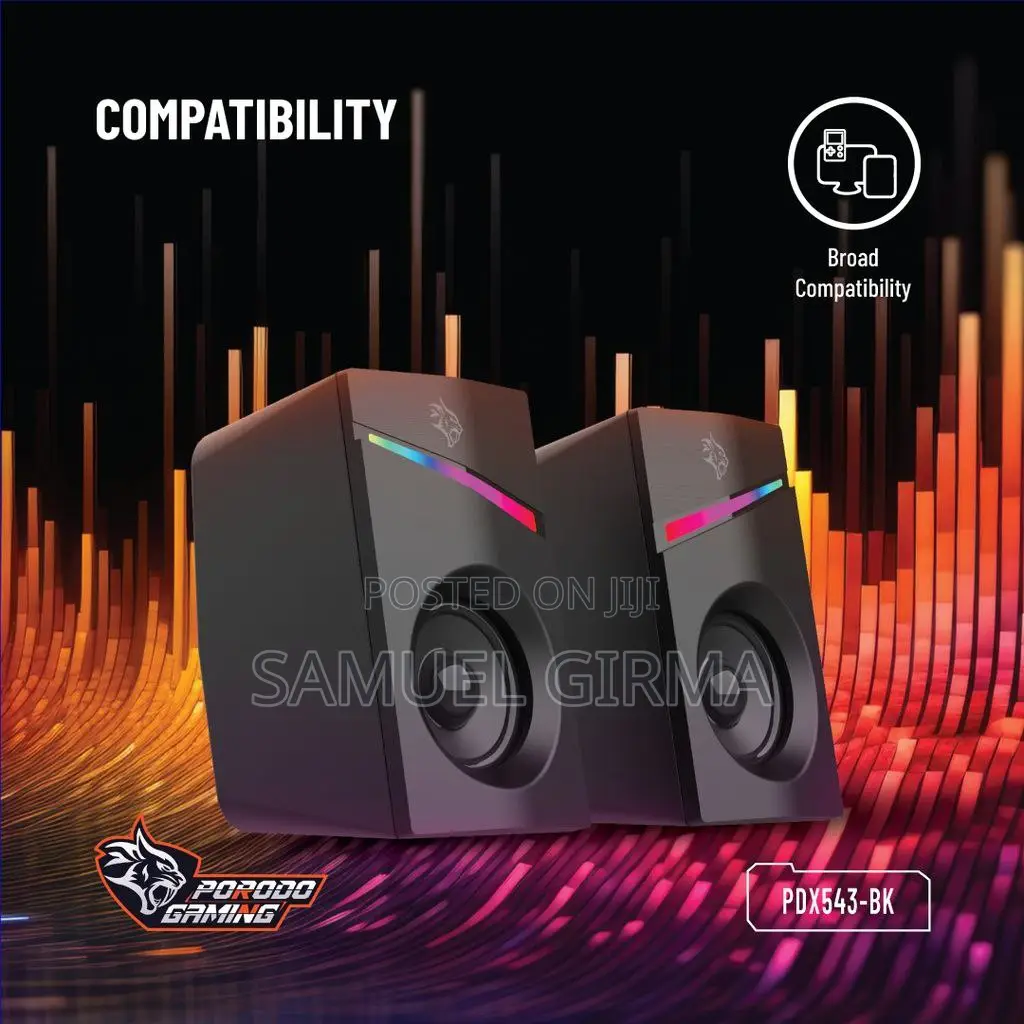 Porodo Gaming Stereo Speakers Original