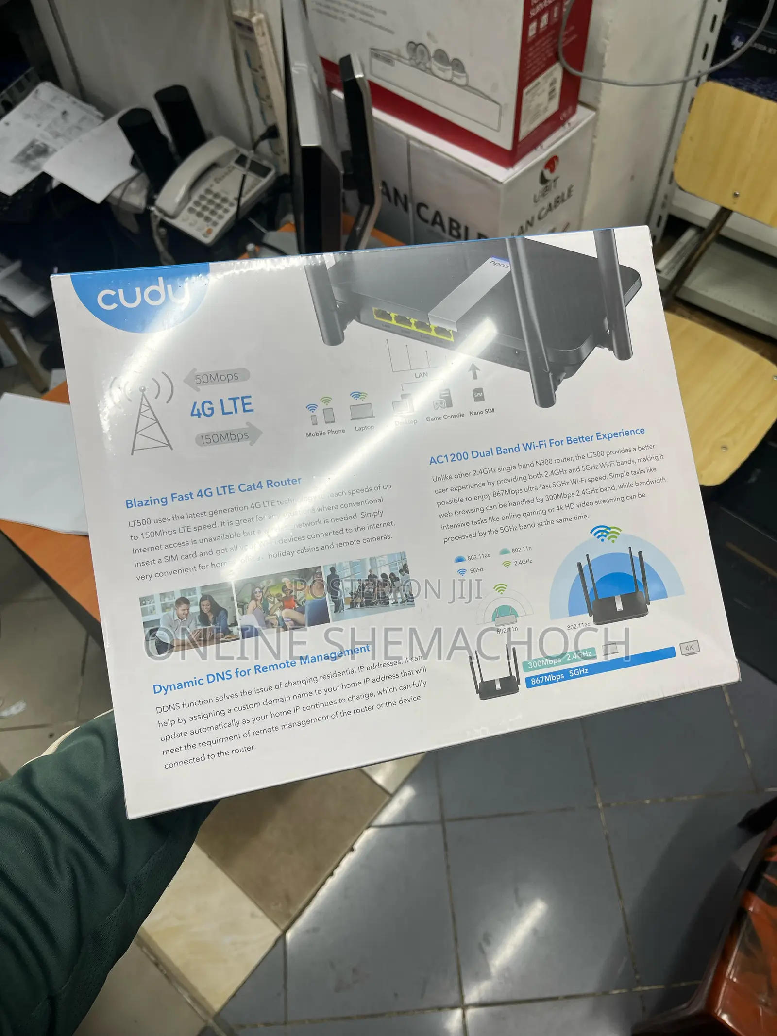 Cudy 4g Lte Wifi 4 Antenna Router