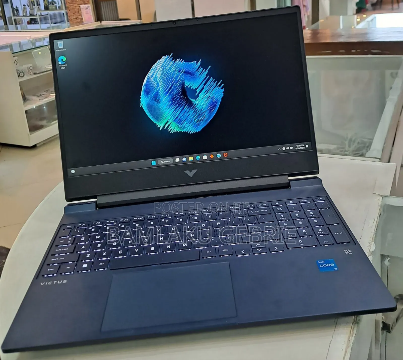 New Laptop HP Victus 16 8GB Intel Core I3 SSD 512GB