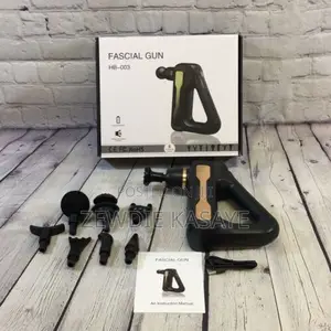 8 In 1 Fascial Gun Massager- 8 Heads 32 Speeds