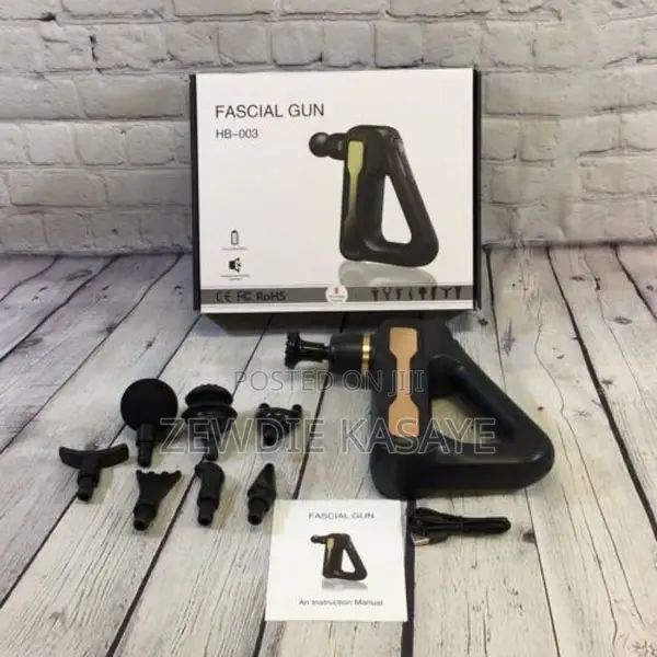 8 In 1 Fascial Gun Massager- 8 Heads 32 Speeds