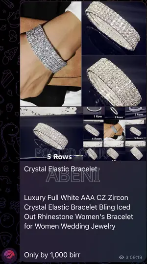 Crystal Elastic Bracelet