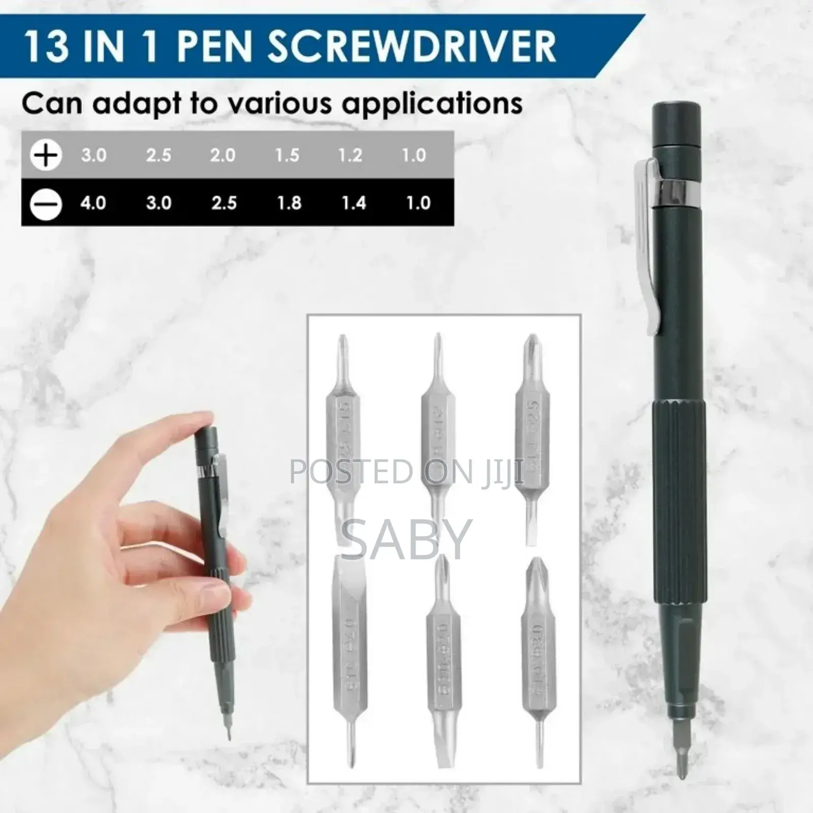 A 13-in-1 Pen Screwdriver Set