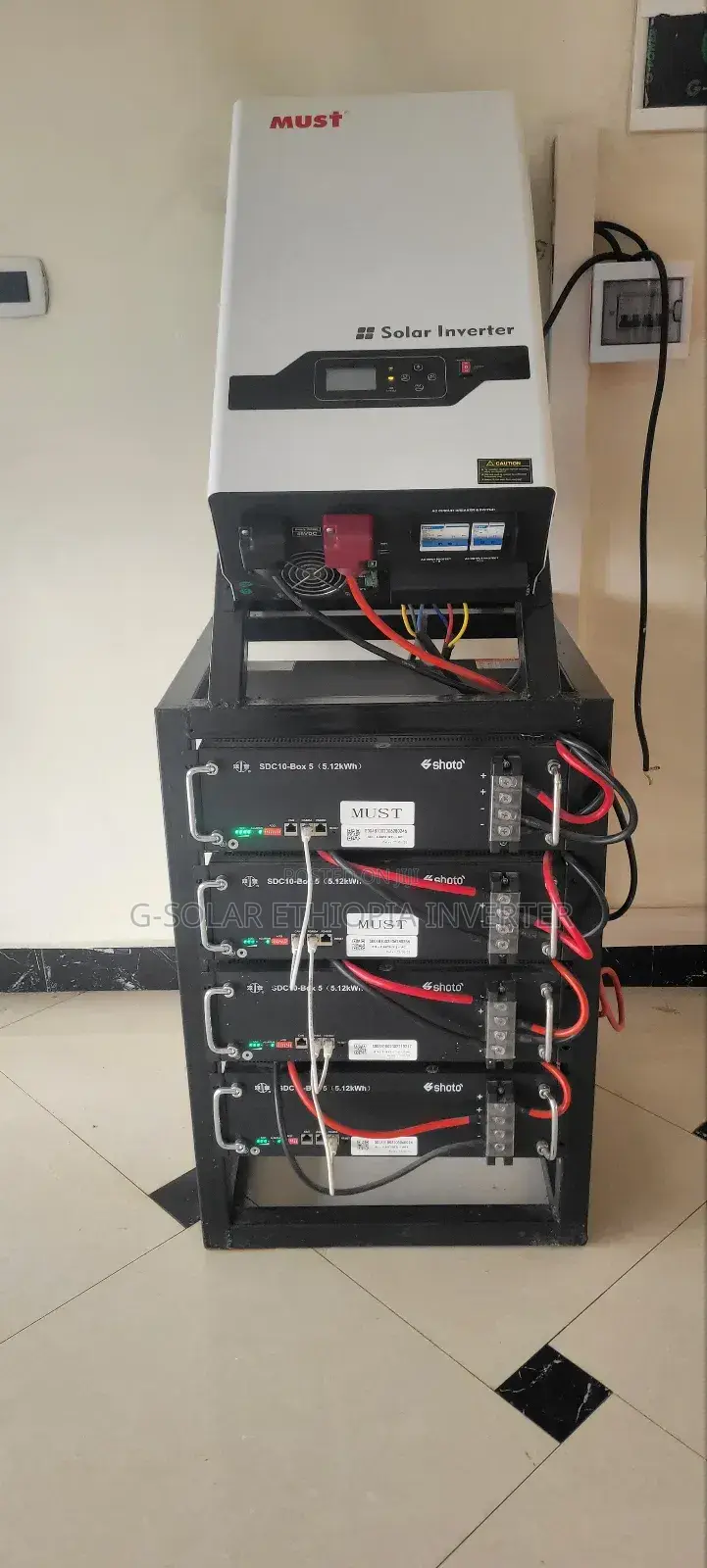 Hybrid Inverter and Lithium Ion Battery and Solar Panel