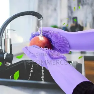 2pcs Silicone Dish Washing Glove High Quality
