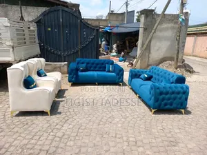 Sofa 7ሰው የሚያስቀምጥ ፅድት ብሎ የተሠራ