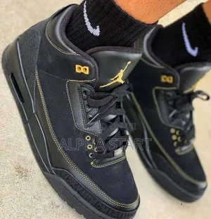 Air Jordan Three Blace Master Quality Made in Vietnam