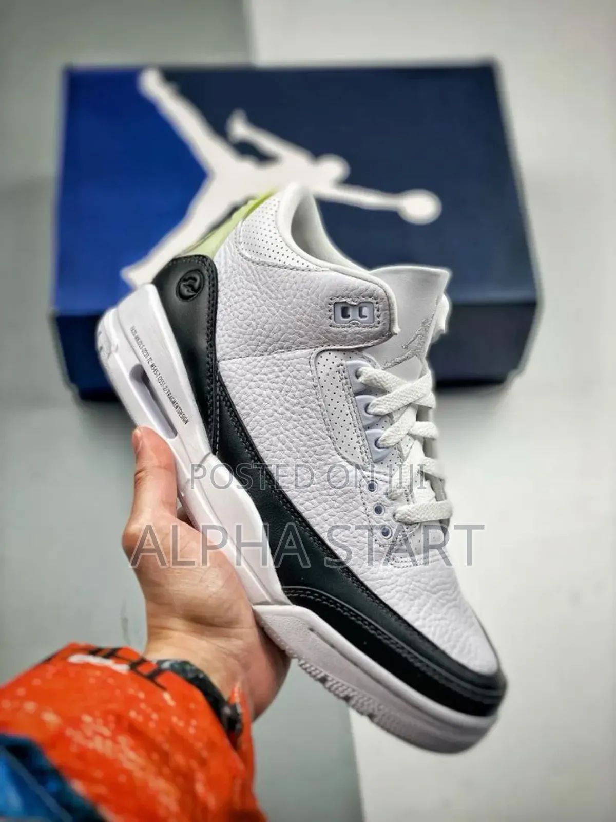Fragment X Jordan 3white Master Quality Shoes Made in Vietna
