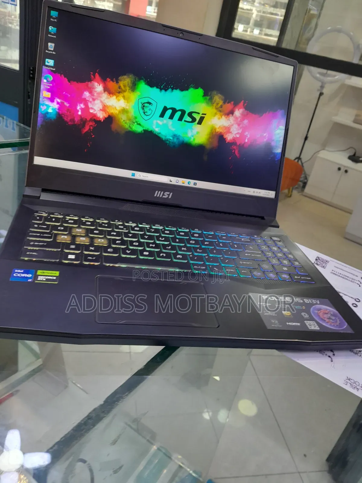 New Laptop MSI Katana GF66 16GB Intel Core I7 SSD 1T
