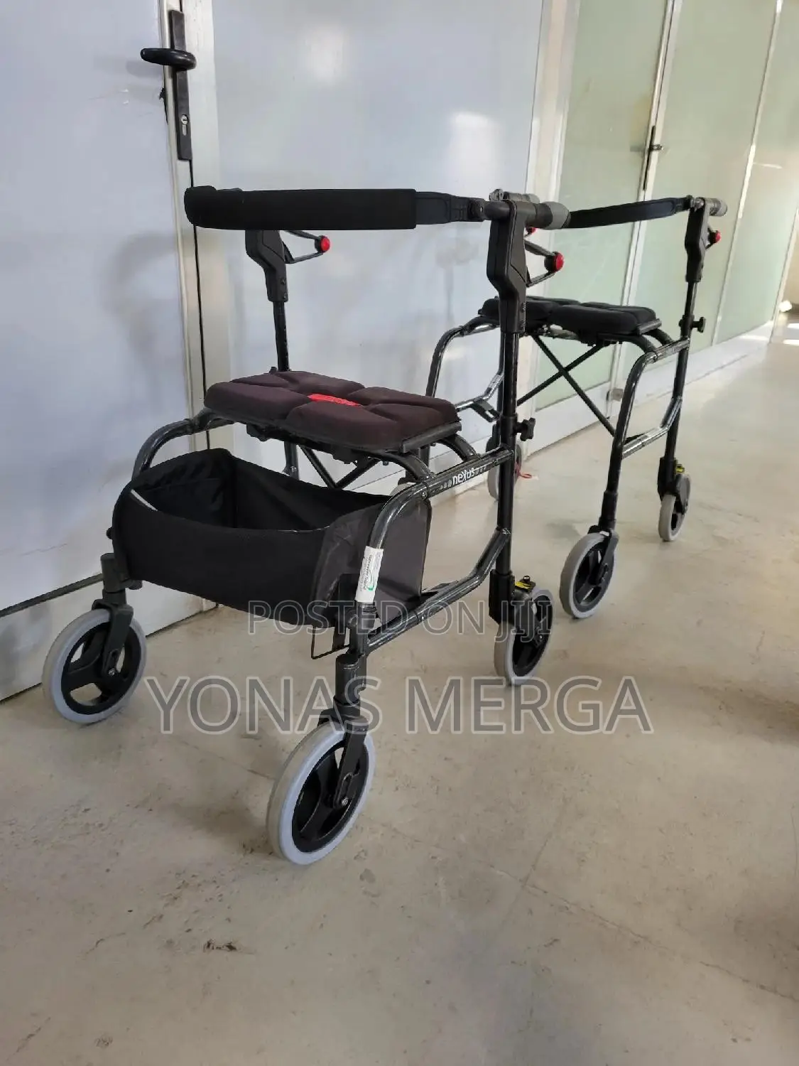 Walker፪|Costway Folding Rollator Walker¿፲wheels Support150kg